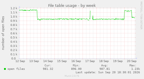 File table usage